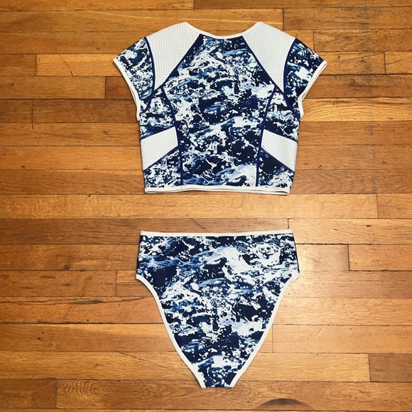 Slazenger Swimwear Neoprene Wetsuit Short Sleeve Bikini, size 8 - Picture 12 of 12